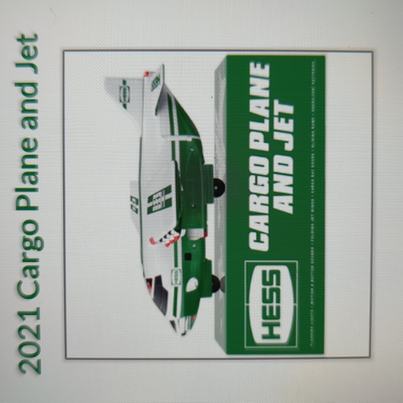NEW in Box 2021 Hess Toy Truck Cargo Plane and Jet - Picture 2 of 4